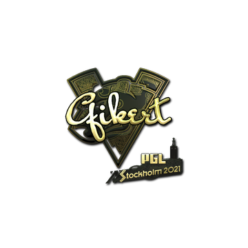 Sticker | Qikert (Gold) | Stockholm 2021 image 360x360