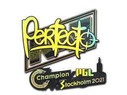 สติกเกอร์ | Perfecto (โฮโล) | Stockholm 2021