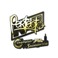Sticker | Perfecto (Gold) | Stockholm 2021 image 120x120