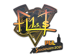 Samolepka | FL1T (holografická) | PGL Stockholm 2021