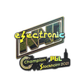 Sticker | electroNic (Holo) | Stockholm 2021 image 120x120