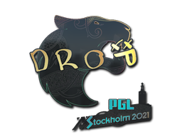 Стикер | drop (холограмен) | Stockholm 2021