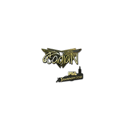 Sticker | cadiaN (Gold) | Stockholm 2021