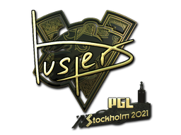 Sticker | buster (Gold) | Stockholm 2021