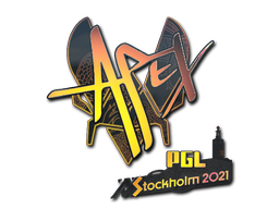 ステッカー | apEX (ホログラム) | Stockholm 2021