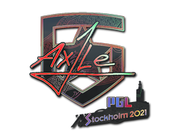 ステッカー | Ax1Le (ホログラム) | Stockholm 2021