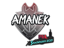 Sticker | AMANEK | Stockholm 2021