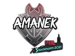 Klistermärke | AMANEK | Stockholm 2021