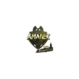 Sticker | AMANEK (Gold) | Stockholm 2021
