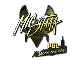 Aufkleber | misutaaa (Gold) | Stockholm 2021