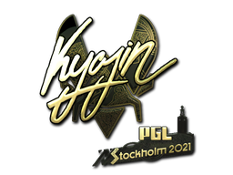 Aufkleber | Kyojin (Gold) | Stockholm 2021