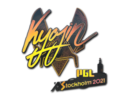 Samolepka | Kyojin (holografická) | PGL Stockholm 2021