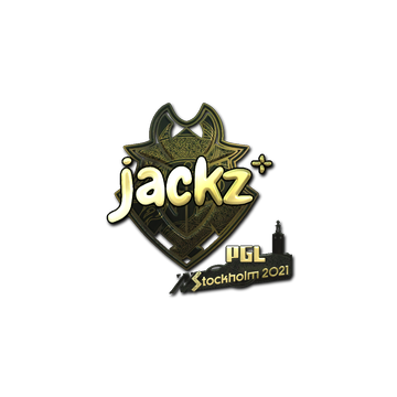 Sticker | JACKZ (Gold) | Stockholm 2021 image 360x360