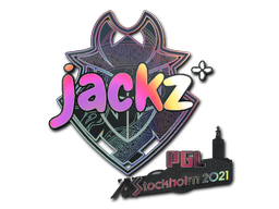 Klistermärke | JACKZ (Holo) | Stockholm 2021