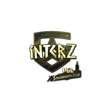 Sticker | interz (Gold) | Stockholm 2021 image 360x360