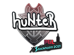 Naklejka | huNter- | Sztokholm 2021