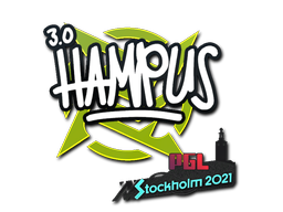 Klistremerke | hampus | Stockholm 2021