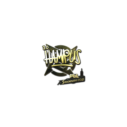 Sticker | hampus (Gold) | Stockholm 2021