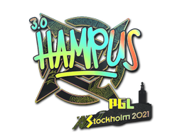 ステッカー | hampus (ホログラム) | Stockholm 2021