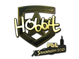 Sticker | HObbit (Gold) | Stockholm 2021