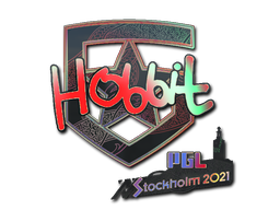 Naklejka | HObbit (hologramowa) | Sztokholm 2021
