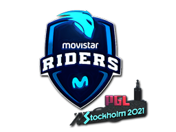 Sticker | Movistar Riders (Foil) | Stockholm 2021
