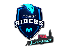 貼紙 | Movistar Riders（閃亮）| Stockholm 2021