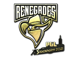 Klistremerke | Renegades (gull) | Stockholm 2021