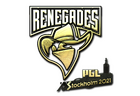 Sticker | Renegades (Gold) | Stockholm 2021