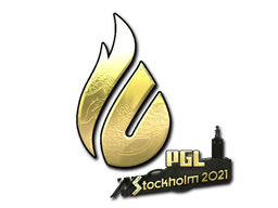 Sticker | Copenhagen Flames (Gold) | Stockholm 2021