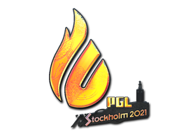 Стикер | Copenhagen Flames (холограмен) | Stockholm 2021