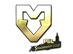 Adesivo | MOUZ (Dourado) | Estocolmo 2021