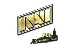 Sticker | Natus Vincere (Gold) | Stockholm 2021