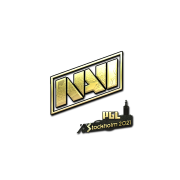 Sticker | Natus Vincere (Gold) | Stockholm 2021 image 360x360