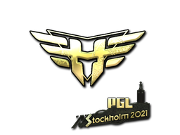 Klistermærke | Heroic (Guld) | Stockholm 2021