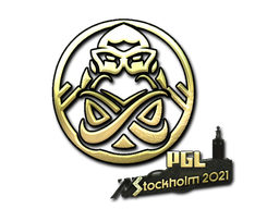 Стикер | ENCE (златен) | Stockholm 2021