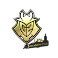 Sticker | G2 Esports (Gold) | Stockholm 2021 image 120x120