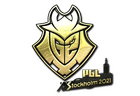 Sticker | G2 Esports (Gold) | Stockholm 2021