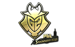 Sticker | G2 Esports (Gold) | Stockholm 2021