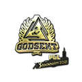 Sticker | GODSENT (Gold) | Stockholm 2021 image 120x120