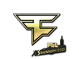 Abțibild | FaZe Clan (Auriu) | Stockholm 2021