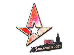 Samolepka | Astralis (holografická) | PGL Stockholm 2021