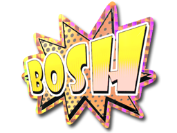 Наклейка | Bosh (голографическая)
