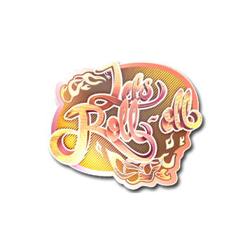 Sticker | Let's Roll-oll (Holo) image 360x360