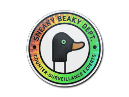 Pegatina | Sneaky Beaky Dept. (holográfica)