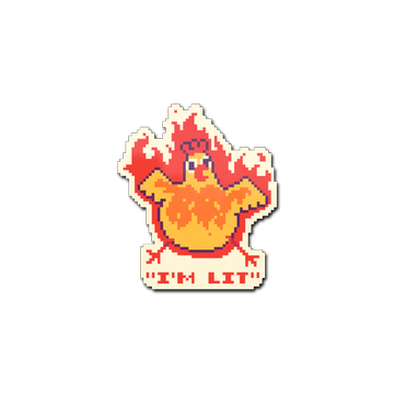 Sticker | I'm Lit image 360x360