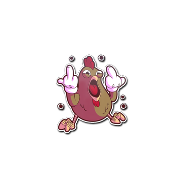 Sticker | Get Clucked image 360x360