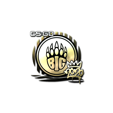 Sticker | BIG (Gold) | 2020 RMR image 360x360