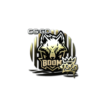 Sticker | Boom (Gold) | 2020 RMR image 360x360