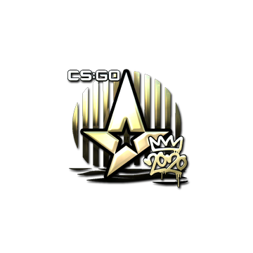 Sticker | Astralis (Gold) | 2020 RMR image 360x360